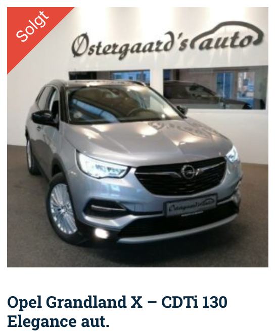 SOLGT Opel Grandland X CDTi 130 Elegance aut